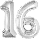 GOER Number 16 Balloons for 16th Birthday Sweet 16 Party Decorations,42 Inch Jumbo Foil Helium 61 Balloons for 61st Birthday Party Decoration (Sage Green) by TinyTreasures Baby Boutique