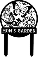 Personalized Butterfly Garden Metal Sign with Stake, Custom Address Plaque Yard Name Sign, Farmhouse Decorations by CozyNest Decor