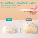 NCVI 4+7 oz Breastmilk Storage Bag Freezer for 0-3 Months, Breast Milk Feeding Bag with Temp-Sensing, Doubled-Sealed, Self Standing, Easy Pour Spout, BPA-Free, 4oz(70count)+7oz(30count) by TinyTreasures Baby Boutique