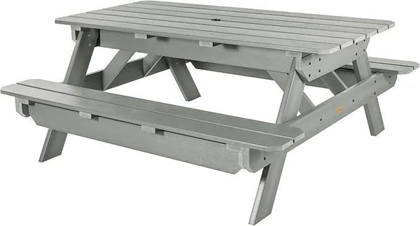 highwood Hometown Picnic Table, 6 Foot, Coastal Teak