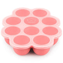 KeaBabies Silicone Food Freezer Trays with Lid, 2oz x 10 Pods Baby Food Storage Containers, Easy Puree Meal Prep, Breast Milk Silicone Freezer Molds, Dishwasher,Microwave Safe,BPA-Free(Blossom) by TinyTreasures Baby Boutique