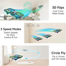 UranHub Drones for Kids 8-12, RC Drone with 720P HD FPV Camera,5 Lighting Modes/2 Batteries/3D Flip/3-Speed/Propeller Protection Cover, Cool Toys Gift for Kids and Beginners(Dark Brown) by TinyTreasures Baby Boutique