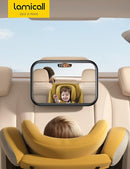 Lamicall Baby Car Mirror for Backseat - [2025 Safest Triangle Hook Clip] Acrylic Car Seat Mirror for Rear Facing, 360° Rotation & Wide Clear View, 3S Quick Install, Newborn Baby Essentials Accessories by TinyTreasures Baby Boutique