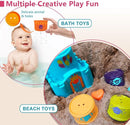 LTKFFFdp Baby Stacking Toys for Toddler 1-3, Nesting Cup Shape Sorter for Infant 6 to 12-18 Month, Learning Stackable Block, Birthday Gift for Girl Boy 9 Month by TinyTreasures Baby Boutique