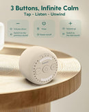 Babelio White Noise Sound Machine for Adults Kids Baby, Travel Sound Machine for Sleep, Mini and Portable, 15 Non-looping Sounds, Timer, Memory Function, Easy to Pocket and Travel, Putty Gray by TinyTreasures Baby Boutique