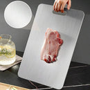 Titanium Cutting Board, 100% Pure Titanium Cutting Boards for Kitchen, Double Sided Food-Grade Chopping Board - Dishwasher Safe Easy to Clean (18"L x 12"W) by CozyNest Decor