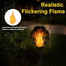 Hot Air Balloon Solar Lantern with Flickering Flame, Glass Hanging Garden Lights Outdoor Waterproof for Tree Yard Patio Mother's Day Gift, 18" H Sunflower by GreenHaven Gardens