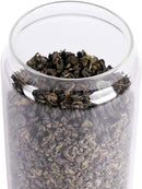 Glass Tea Canister, 25 FL OZ/ 750ml Bulk Food Storage Jar with Airtight Acacia Lid, Glass Food Container for Loose Leaf Tea, Coffee Bean(6 inch high) by CozyNest Decor