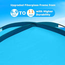 COMMOUDS Beach Tent Sun Shade for 3/4-5/6-7/8-10 Person, UPF 50+ Beach Sun Shelter Canopy Tent, Lightweight, Easy Set Up and Carry by TinyTreasures Baby Boutique