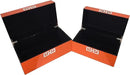 Galt International Storage Boxes - Large & Small Decorative Storage Box w/Hinged Lid - Classic Design Wood Decor Boxes with Geometric Opening Clasp - Home & Office Storage - Set of 2 (Orange) by CozyNest Decor