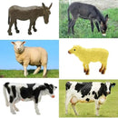 Farm Animals Figures Playset, 40 Pcs Farm Toy Tractor with Plastic Farm Animals Figurines, Farmer and Fence Farm Playset, Farm Figures Farmer Truck Toy with Trailer for Kids Boys Girls Toddlers 3+ by GreenHaven Gardens