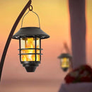 Solar Hanging Lantern Outdoor, Flickering Flames Outdoor Lights,Solar Lights Waterproof for Wall Fence Patio Porch Yard,2 Pack by GreenHaven Gardens