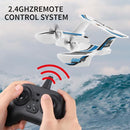 fisca Remote Control Airplane RC Amphibious Plane 2.4Ghz 3 Channel Foam Drone RTF Aircraft Take Off from Land and Water, with Gyroscope and 2 Batteries for Kids 14+ Years Old by TinyTreasures Baby Boutique