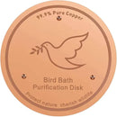 1Pack Bird Bath Copper Purification Disk | 0.6mm Reinforced 99.9% Pure Copper | Universal Fit for Outdoor Birdbaths(Birdbath Copper 1 Pack) by GreenHaven Gardens