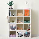 3 Sprouts Toy Storage Organizer: Toy Box Cube Organizer for Playroom, Nursery - Foldable Storage Bin - Elephant by TinyTreasures Baby Boutique