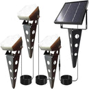 Solar Spot Lights Outdoor Waterproof IP65 Landscape Spotlights with Metal Stake 42ft Cable 3-in-1 Cool White Auto On/Off Dusk to Dawn Uplights for Flag Pole Trees Garden Yard Landscape Downlight by GreenHaven Gardens