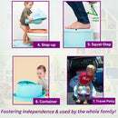 Pediatrician-Approved Squat Position for Easier Pooping & Elimination Communication (EC) | 7-in-1 Potty Training Seat | Includes Footrest, Step Stool & Toddler Toilet Seat | Reduces Diaper Waste by TinyTreasures Baby Boutique