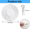 10 pcs Sublimation Wind Spinner Blanks 3 Inch Round 3D Aluminum Sublimation Blanks Wind Spinners Bulk Hanging Wind Spinners DIY Crafts Sublimation Ornaments by GreenHaven Gardens