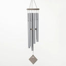 Woodstock Chimes Pluto Wind Chime for Outside 37" Grey Medium Tone Sound for Outdoor Garden, Patio, Porch Decor Gifts, Encore Collection, DCY37 by CozyNest Decor