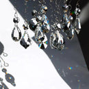12pcs Glass Crystal Chandelier Prisms, Rainbow Hanging Crystals Suncatcher for Windows, Home Decoration by GreenHaven Gardens