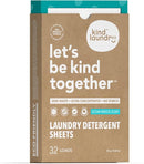 Kind Laundry Detergent Sheets with Powerful Stain-Fighting Enzymes - Biodegradable Plant Powered Eco-Friendly Laundry Soap Sheets - Home or Travel Laundry Detergent (Ocean Breeze, 32 Loads, 10 Pack) by TinyTreasures Baby Boutique