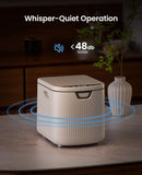 Electric Composter for Kitchen,Ouaken 3L Indoor Kitchen Waste Compost Machine Countertop Smart Composting Bin,Compact Food Recycler for Home with Low Noise,Odorless,Auto-Clean,LED Display by GreenHaven Gardens