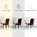 Joccun Chair Covers for Dining Room Set of 6,Dining Chair Slipcovers Stretch Dining Room Chair Covers Seat Protector,Washable Parsons Chair Cover for Home,Hotel(Chocolate,6 Pack) by CozyNest Decor