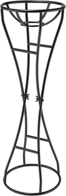 Alpine Corporation 24" Tall Indoor/Outdoor Metal Gazing Globe Display Stand, Black by GreenHaven Gardens