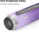 Enerbone 24 oz Insulated Water Bottle, Stainless Steel Bottle with Carrying Strap, Double-Wall Vacuum Insulation Design, Leakproof Sports Bottle with Straw, Keep Drinks Cold or Hot for Hours by CozyNest Decor