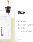 Olive Oil Dispenser for Kitchen, Cooking Oil and Vinegar Dispenser Set, Olive Oil Bottle, Soy sauce dispenser, coffee syrup bottles with stainless steel pourers - 2 pcs, Gold by CozyNest Decor