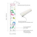 Sungwon Personalized Kids Canvas Growth Chart, Mermaid by TinyTreasures Baby Boutique
