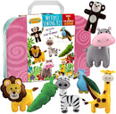Peachy Keen Crafts Kids Sewing Kit, Learn to Sew for Ages 8-12, Beginner Felt Craft Kit, Make 6 Fun Stuffed Animals and A Pin Cushion, Teach Basic Stitches by TinyTreasures Baby Boutique