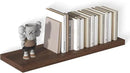 12 Inch Deep Floating Shelves for Wall 1 Pack Floating Shelves Large Storage Space Wall Mount Shelf for Living Room Kitchen Bathroom 36" W x 12" D x 1.2" H Walnut by CozyNest Decor