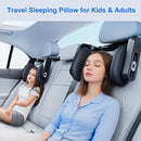 Car Headrest Pillow with Hook, Adjustable Car Seat Neck Support with Memory Foam & Ice Silk, 360° Rotating Travel Sleeping Headrest for Kids & Adults (1 Eye Mask Included) by TinyTreasures Baby Boutique