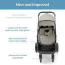 Mompush Wiz 2 in 1 Baby Stroller with Bassinet Mode, Convertible Infant Stroller for Newborn and Toddler with Reversible Seat and Large UPF 50+ Canopy by TinyTreasures Baby Boutique