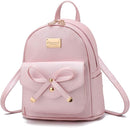 I IHAYNER Girls Bowknot Cute Leather Backpack Mini Backpack Purse for Women by TinyTreasures Baby Boutique