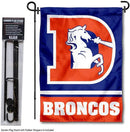 WinCraft Denver Broncos Throwback Garden Flag with Stand Holder by GreenHaven Gardens