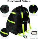 elaia Car Seat Travel Bag for Airplane, Waterproof Wearable with Straps, Large Capacity Padded Car Seat Check Bag, Perfect for Air Travel, Family Vacations, and Parents with Infants by TinyTreasures Baby Boutique