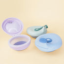 b.box Fill + Feed (Lullaby Blue) | Reusable Baby Food Pouch | For Babies & Toddlers 4m+ | Silicone/Nylon Pouch, BPA-Free Lid | Dishwasher & Microwave Safe | 110mL (3.7oz, ½ Cup) Capacity by TinyTreasures Baby Boutique