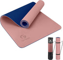 Yoga Mat Non Slip, Eco Friendly Fitness Exercise Mat with Carrying Strap,Pro Yoga Mats for Women,Workout Mats for Home, Pilates and Floor Exercises by TinyTreasures Baby Boutique