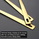 Evanda Gold Kitchen Utensils Set 6pcs, Titanium Plating Stainless Steel Cooking Utensils Set, Heavy Duty Kitchen Tools Spatulas Set, Home Essentials Kitchen Gadgets Accessories by CozyNest Decor