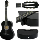 Smartxchoices 6 String 38" Acoustic Guitar Bundle with Gig Bag Strap Pitch Pipe Extra Strings Set Pick for Beginners Starter Kids Girls Youths Students Right-handed (Black) by TinyTreasures Baby Boutique