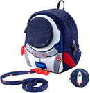 JiePai Toddler Rocket Backpack Leash Anti-lost Waterproof 3D Cartoon Kids Backpack by TinyTreasures Baby Boutique