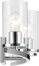 Kichler Crosby 31" 4 Light Vanity Light Satin Etched Cased Opal Chrome by CozyNest Decor