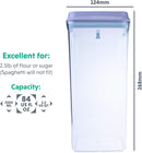 BopTop (1pc - 2500ml) Airtight Food Storage Container – Mechanical Silicone Seal Canister - BPA-Free - 2.5Qt by TinyTreasures Baby Boutique