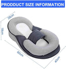 Baby Wedge Pillow for Newborn, Baby Lounger Pillow, Acid Reflux Breastfeeding Pillow for Reducing Spit-Up, with Safety Strap by TinyTreasures Baby Boutique