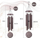 Personalized Cardinal Wind Chimes for Loss of Loved One, Sympathy Gifts for Loss of Mother Father Daughter Brother Sister Best Friend Keepsake Outdoor Garden Yard Home A Limb Has Fallen by CozyNest Decor
