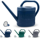 2 Gallon Watering Can, Outdoor Watering Can for Plants, Garden Water Can with Removable Long Spout and Stainless Steel Sprinkler Head, Large Water Can for Greenhouse (Dark Blue, 2 Gallon) by GreenHaven Gardens