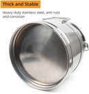 Stainless Steel Milk Can, 20 L/5.25 Gallon Heavy Duty Airtight Storage Canister Milk Bucket with Lid, Embedded Silicone Milk Jug Wine Pail Water Cereals Bucket with Three Latches and Two Handles by CozyNest Decor