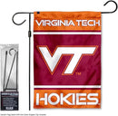 Virginia Tech Hokies Garden Banner Flag with Flag Pole Stand Set by GreenHaven Gardens